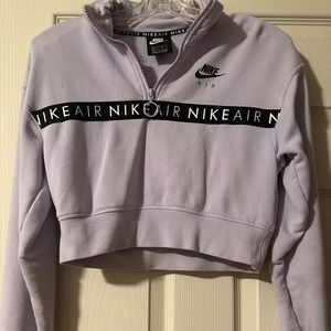 Nike XS light purple matching tracksuit. Crop hoodie and leggings. Both XS